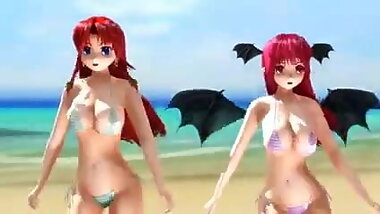 Sexy Hentai Bikini Dance