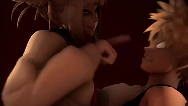 Bakugo and Toga 3D Hentai