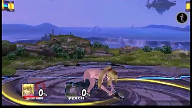 SSBB Nude Zero Suit Samus Training Close Up