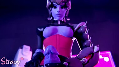Futa Noire Widowmaker Blowjob Taker POV by Strapy (Looped)