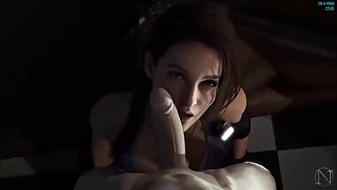 Hentai 3d walking dead blowjob
