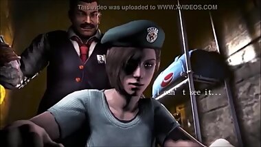 3D Hentai-Resident Evil JILL & REBECCA
