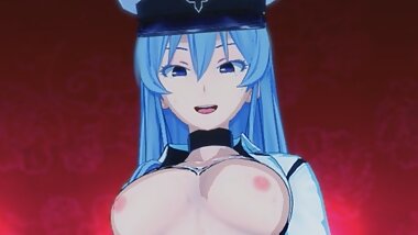 Akame Ga Kill! - Esdeath 3D Hentai