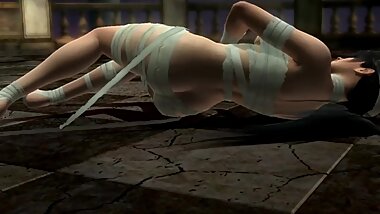 Dead or alive 5 sexy Momiji almost naked enjoy her big ass doggy exposure !