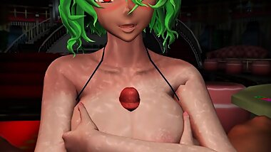 MMD - Touhou Yuka Titfuck