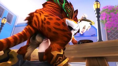 feral druid cat sex 1