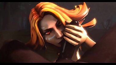 Lina Nice Lick Cock Dota 2 3D Animation NSFW
