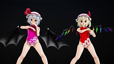 MMD Scarlet Nou Shou Sakuretsu Girl