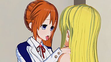 Magical Girl Lyrical Nanoha - Nanoha X Futa Fate 3D Hentai