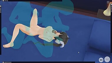 [CM3D2] DanMachi Hentai - Hestia gets Gangbanged