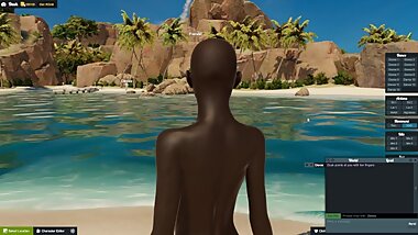 Dusk at the beach
