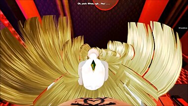 Lusamine and Cynthia share 2 pokeballs and a cock (Honey Select: Pokemon)