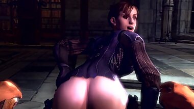 Resident Evil, Jill Valentine 3d Animation Compilation [10 min + Full HD]