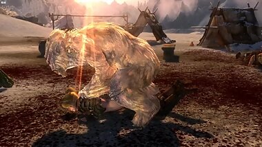 Skyrim Location Test 1 - Troll Beast