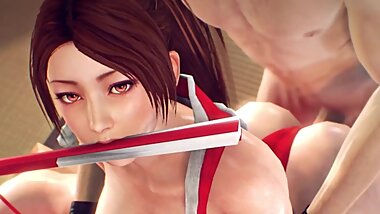 [3D Animation] Put Mai Shirunai from Fatal Fury into Smash by Dortmund