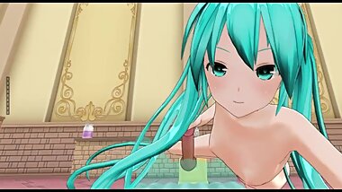 ?REAL POV?Miku gives you a DICK MASSAGE!?Hentai?