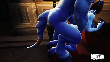 [Whorecraft] XXXMas 6 - Male Draenei x Stormy