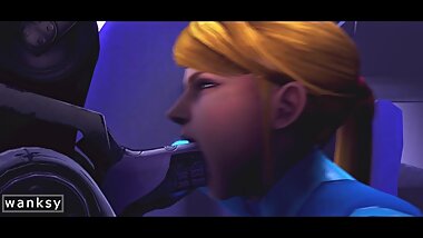 Samus and her Robot fuck toy