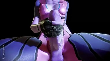 Waiting for Widowmaker's cum (By cosmysla)