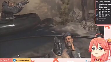 Anime girl kill cod characters by accident!