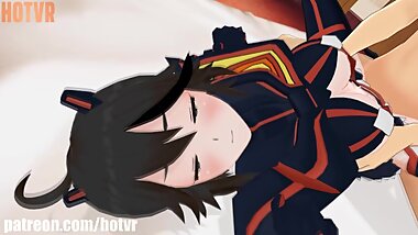 KILL LA KILL Ryuko Matoi getting FUCKED in Missionary