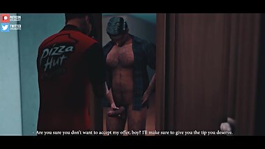 SIMS 4 - Mature Daddy Seduces Pizza Delivery Boy [Late Night Delivery]