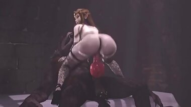 Zelda Vs Werewolf 3D Porn