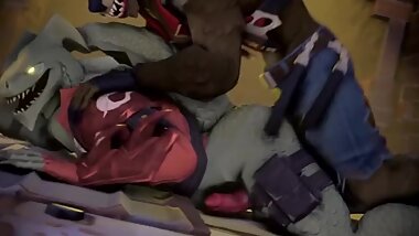 Fortnite sex wolf and scalie dire and hybrid yiff