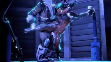 Alien Girl Destroyed by Monster Alien!