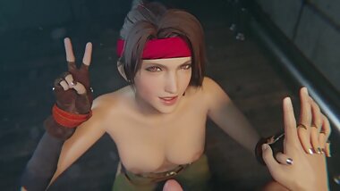 Jessie Rasberry Blowjob Facial Topless