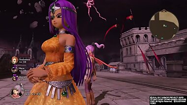 Close-up of Maya and Meena - Dragon Quest Heroes II