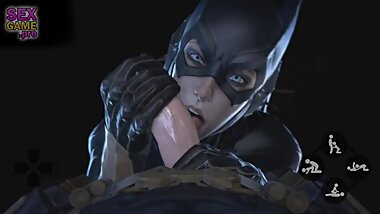 Batgirl and Batman Porno Game - POV Blowjob 3D >> SexGame.Pro