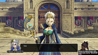 Queen of Cleavage Offers Apologies - Dragon Quest Heroes II
