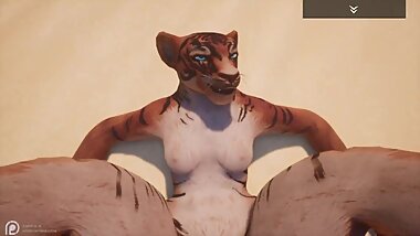 WILD LIFE KIRA / TIGER FURRY PORN