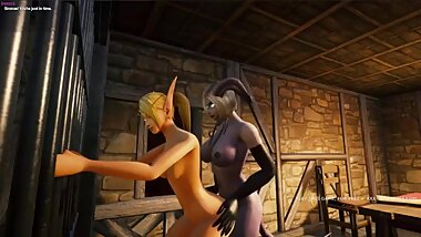 Futa draenei fucks elf wow