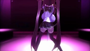 [3D MMD] Ariane Cevaille Pole Dance Breast Expansion #1 (120 FPS) by Silo9