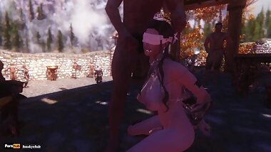 Skyrim Sex Journey - Jane 024 combat training