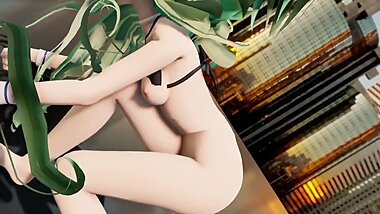[3D FUTANARI MMD] - Yamakaze on the Ocean