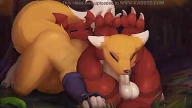 Renamon's blowjob