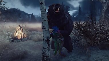 Argonian Teen Pleasures Bear