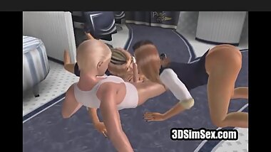 Animation threesome