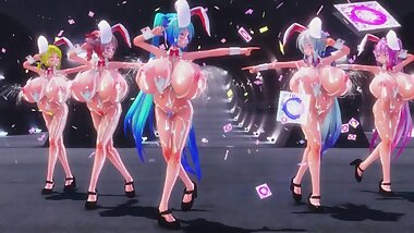 [3D MMD] ?????? ????????? ( MIKU TETO RIN LUKA HAKU )