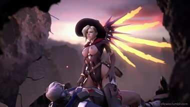 Witch Mercy x Soldier 76