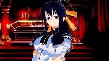 High School DxD: Akeno is HORNY FOR COCK (3D Hentai)