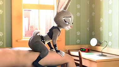 Judy riding on cock - zootopia furry yiff