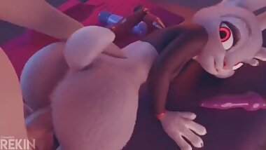 Judy Hopps returns to Zootopia to get her pussy and ass fucked hard