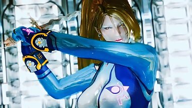 skyrim latex zero suit samus 3P