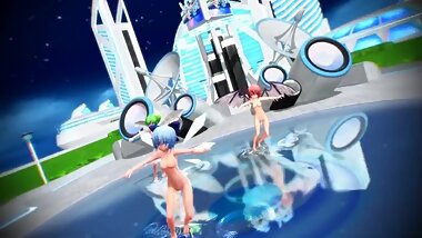 MMD Cirno - Daiyousei - Mystia Lorele