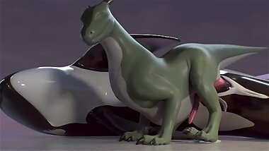 Bottom Drake - Orca whale on dragon, big, rough and deep!