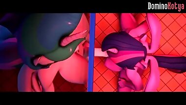 Glory Alicorn Hole Deep throat(Futa Celestia x Twilight Sparkle) MLP Dickgi